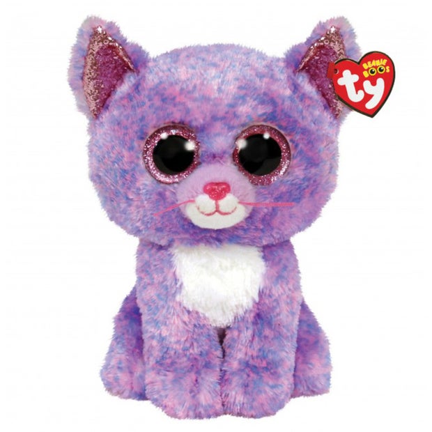 Ty Beanie Boo Medium - Cassidy Lavender Cat