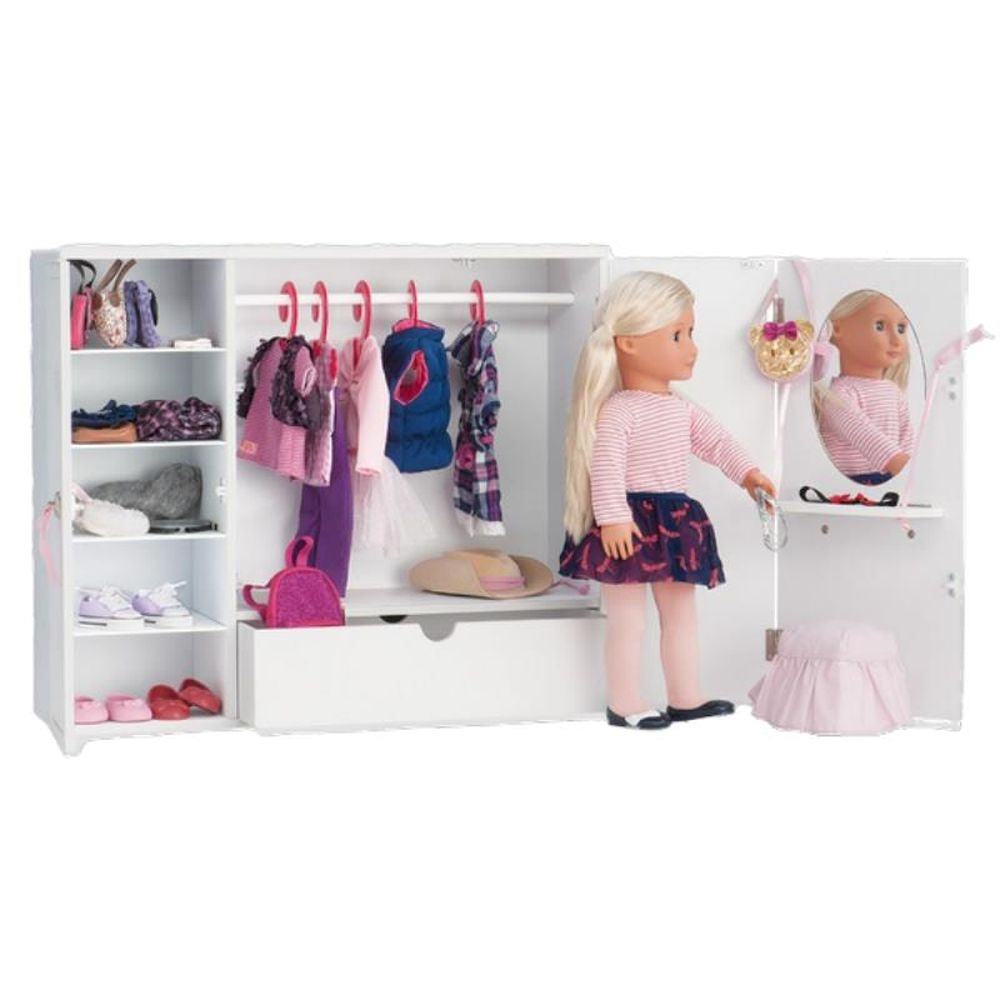 Our Generation Wooden Wardrobe Toyworld New Zealand Toyworld NZ