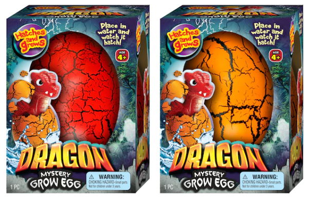 DRAGON MYSTERY GROW EGG ASSORTED STYLES