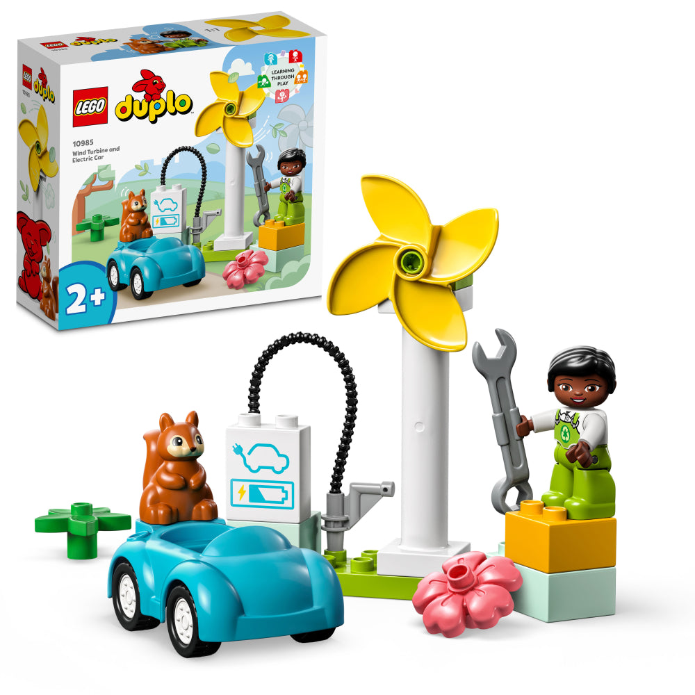 LEGO 10985 Duplo Wind Turbine And Electric Car