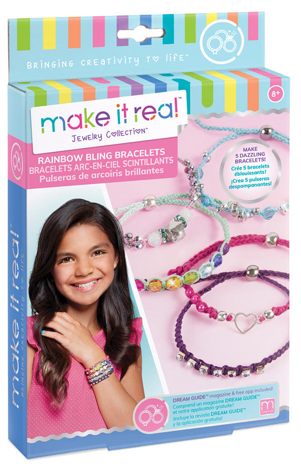 Make It Real Charm Bracelets Rainbow Bling