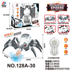 Mechanical Spiders Remote Control Spray Spider With Lights And Sounds