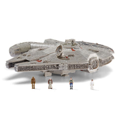 Star Wars Micro Galaxy Squadron 9 Inch Feature Vehicle & Figure #0022 Millennium Falcon