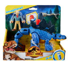 Fisher-Price Imaginext Jurassic World Stegosaurus And Dr Grant