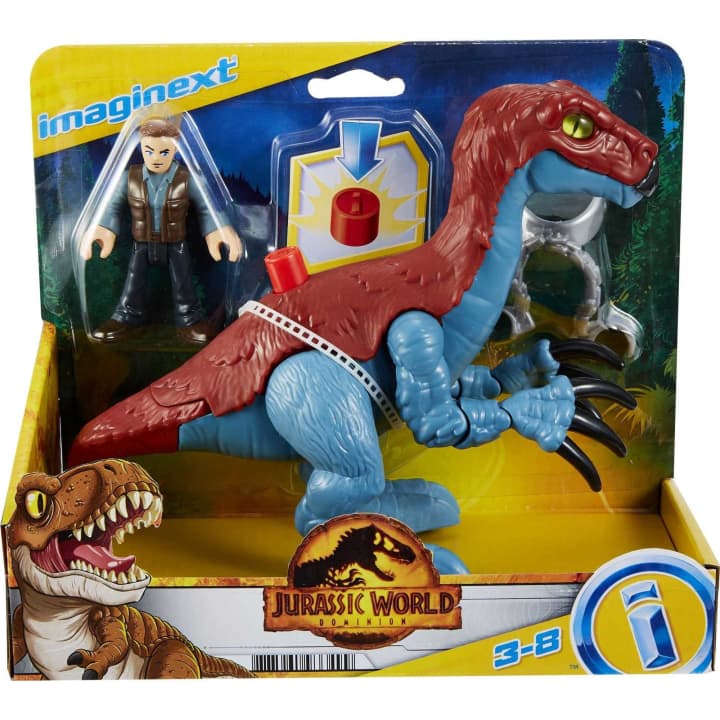 Fisher-Price Imaginext Jurassic World Therizinosaurus And Owen