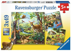 Ravensburger Forest Zoo & Pets 3x49 Piece