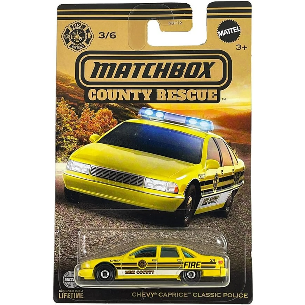 Matchbox County Rescue Chevy Caprice Classic Police