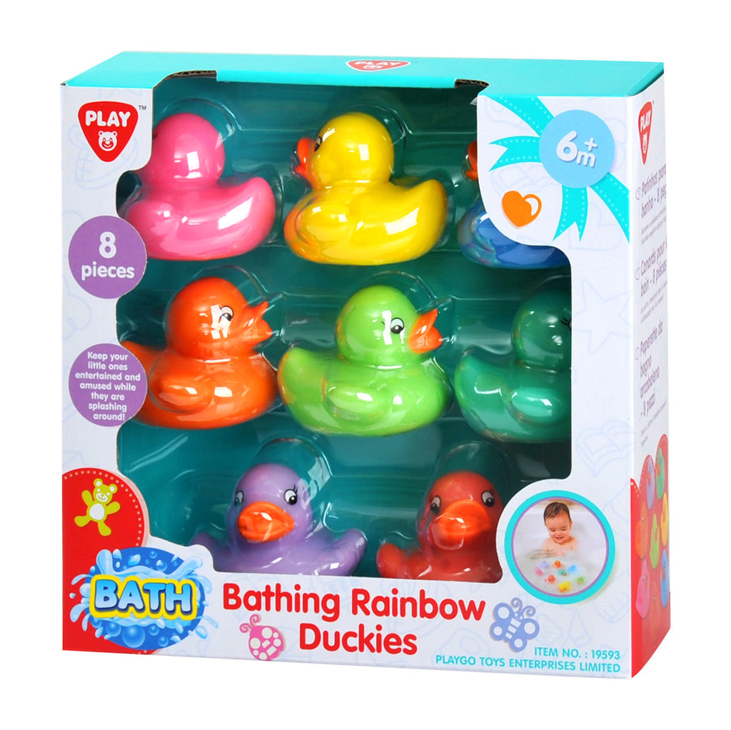 Playgo Toys Ent. Ltd. Bathing Rainbow Duckies