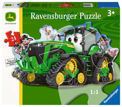 Ravensburger John Deere Tractor Shaped 24 Piece