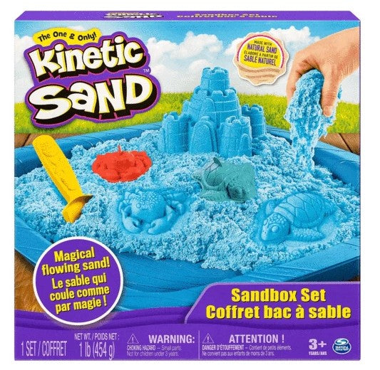 Kinetic Sand 454G Sandbox Set Blue Sand