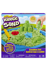 KINETIC SAND 454G SANDBOX SET GREEN SAND