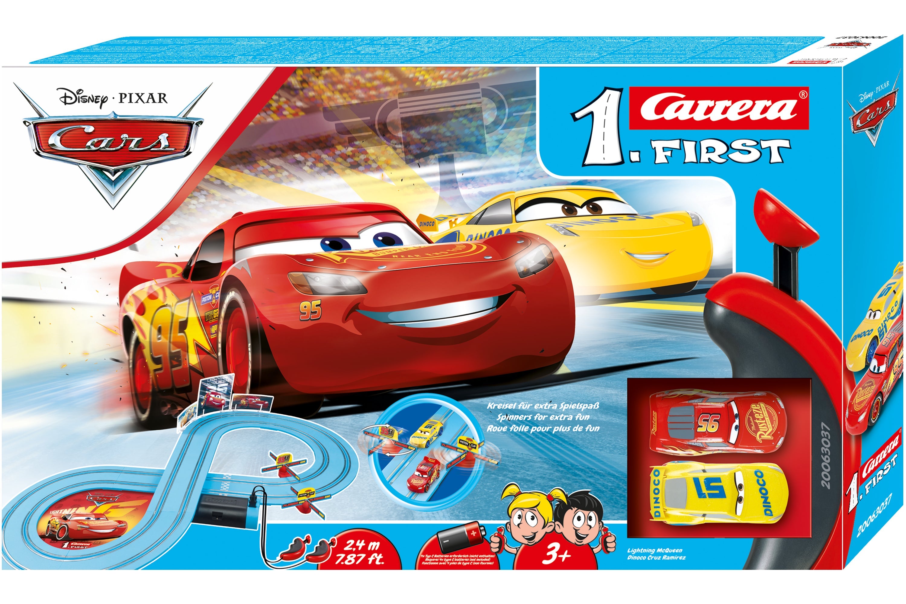 Carrera First Disney Cars Race of Friends Slot Car Toyworld NZ