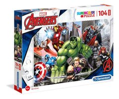 Clementoni 104 Piece Maxi Marvel Avengers SupeRColor Puzzle