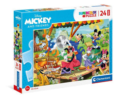 Clementoni Maxi Disney Mickey And Friends SupeRColor 24 Piece Puzzle