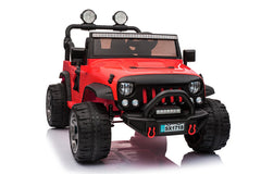 12V Rapid Jeep Ride On Red