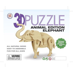 3D Wooden Puzzle Animals Assorted Styles