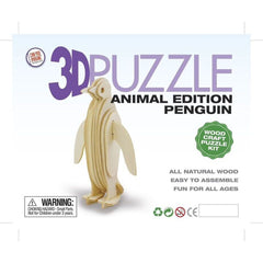 3D Wooden Puzzle Animals Assorted Styles