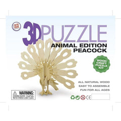 3D Wooden Puzzle Animals Assorted Styles