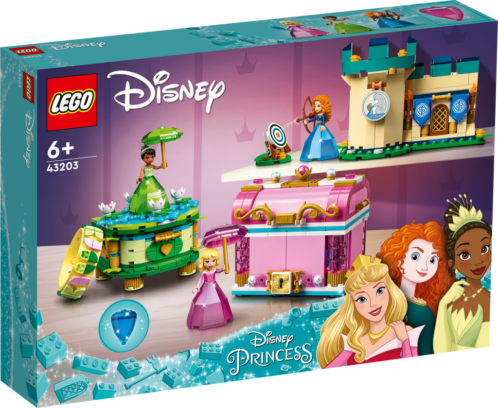 LEGO 43203 Disney Princess Aurora, Merid And Tiana's Enchanted Creations