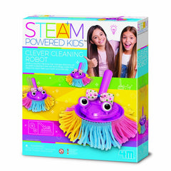 4M Steam Powered Kids Clever Cleaning Robot