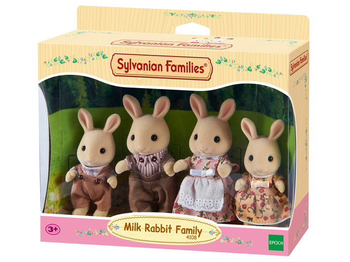 Sylvanian Families Milk Rabbit Family