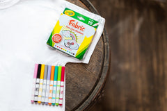 Crayola Fine Line Fabric Markers 10 Pack