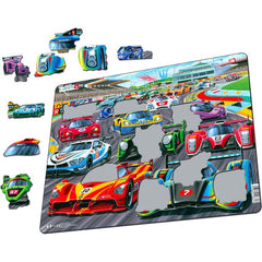 Larsen Racing Cars Frame Tray Puzzle