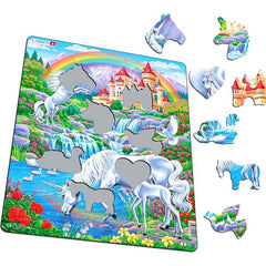 Larsen Unicorns Frame Tray Puzzle