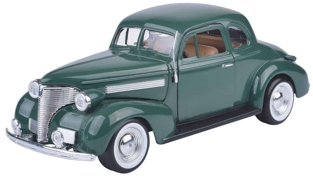 Motor Max 1:24 Timeless Legends Die-Cast Vehicle 1939 Chevrolet Coupe Assorted Styles