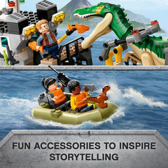 LEGO 76942 Jurassic World Baryonyx Dinosaur Boat Excape