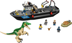 LEGO 76942 Jurassic World Baryonyx Dinosaur Boat Excape