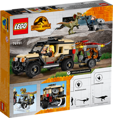 LEGO 76951 Jurassic World Pyroraptor & Dilophosaurus Transport