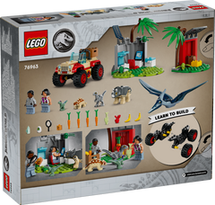 LEGO 76963 Jurassic World Baby Dinosaur Rescue Center