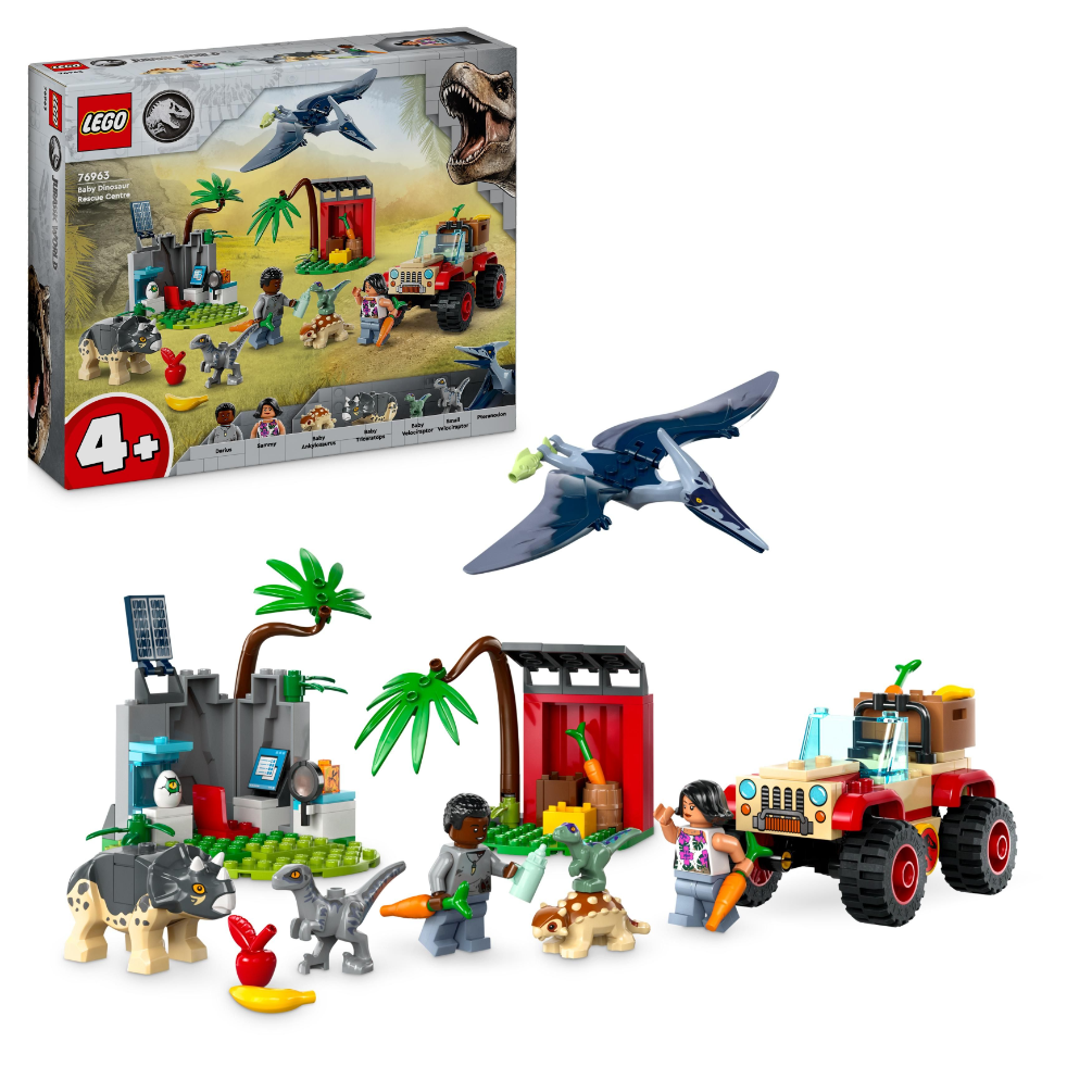 LEGO 76963 Jurassic World Baby Dinosaur Rescue Center