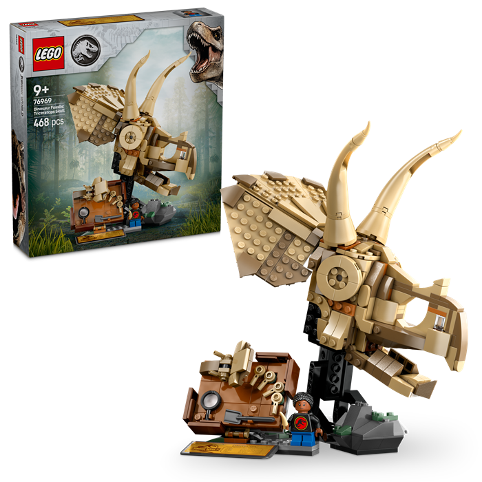 LEGO 76969 Jurassic World Dinosaur Fossils: Triceratops Skull