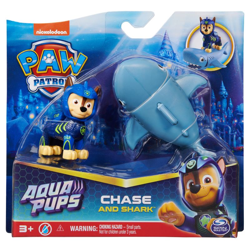 Paw Patrol Aqua Pups Hero Pups Chase And Shark