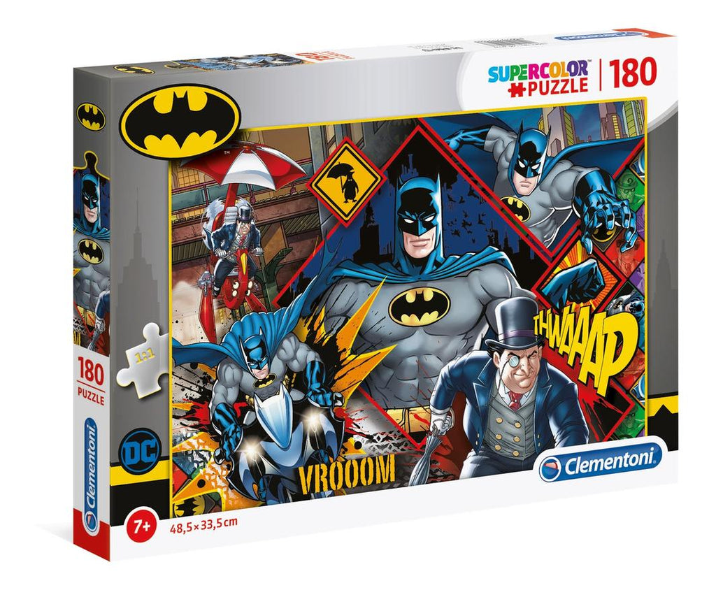 Clementoni 180 Piece SupeRColor Puzzle DC Batman And Penguin