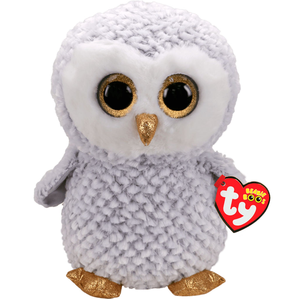 Ty Beanie Boo Large - Owlette White Owl