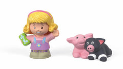 FISHER-PRICE LITTLE PEOPLE FIGURE 2 PACK - EMMA & PIGLETS