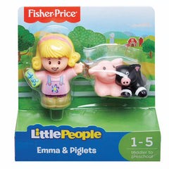 FISHER-PRICE LITTLE PEOPLE FIGURE 2 PACK - EMMA & PIGLETS