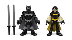 Fisher-Price Imaginext Super Friends Figurines Black Bat And Ninja Batman