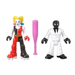 Fisher-Price Imaginext Super Friends Figurines Harley Quinn And Black Mask