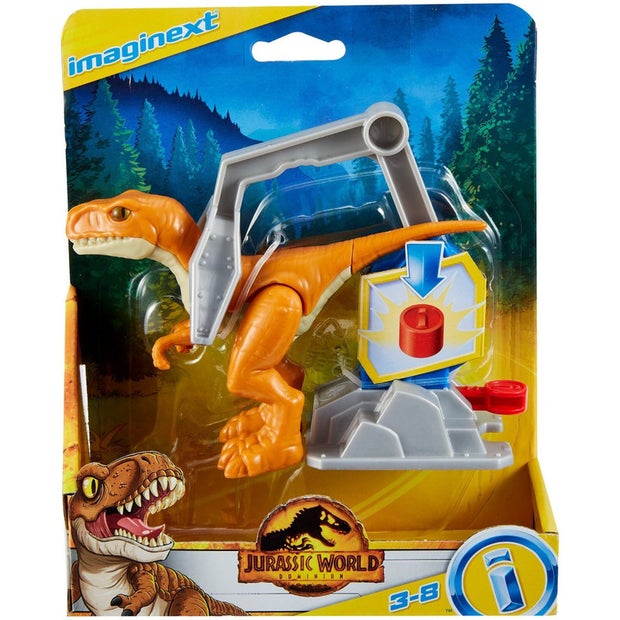 Fisher-Price Imaginext Jurassic World Dominion Basic Dinosaur Atrociraptor 'Tiger'