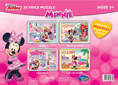 Disney Minnie Mouse 35 Piece Frame Tray Puzzle Assorted Styles