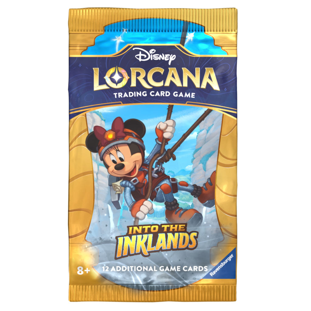 Disney Lorcana TCG S3 Into The Inklands Booster Pack Assorted Styles