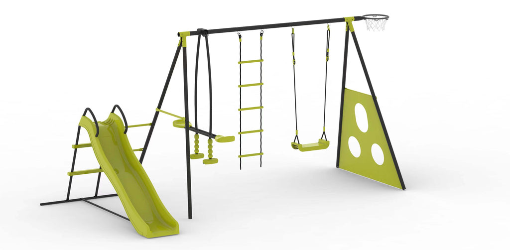 Active Swing Set With Slide