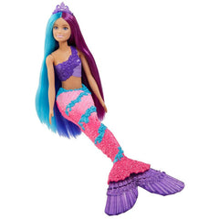 Barbie Dreamtopia Long Hair Fantasy Doll Mermaid Purple Top