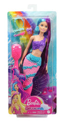 Barbie Dreamtopia Long Hair Fantasy Doll Mermaid Purple Top