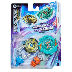 Beyblade Burst Surge Speedstorm Dual Pack Anubion A6 & Demise Satomb S6