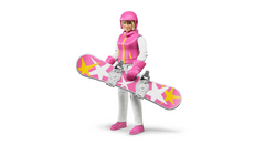 Bruder Snowboarder With Accessories